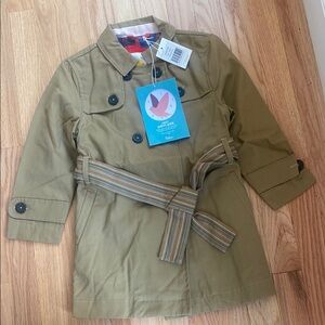 Boden Tan Raincoat Classic Belted Design